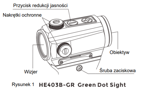 Model HE403B-GR Holosun
