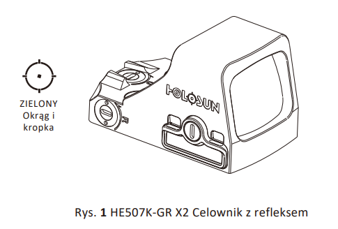 Model HE507K-GR X2 Holosun