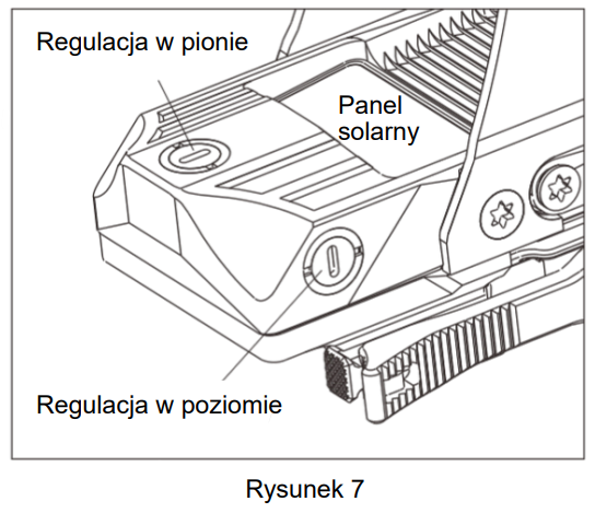 Ustawienia zerowania HE510C-GR Holosun