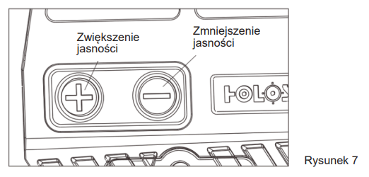 Obsługa celownika HE512T-GR RD Holosun