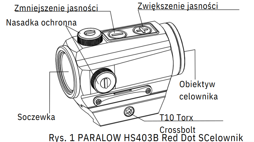 Model Paralow HS403B Holosun