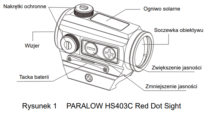 Model Paralow HS403C Holosun