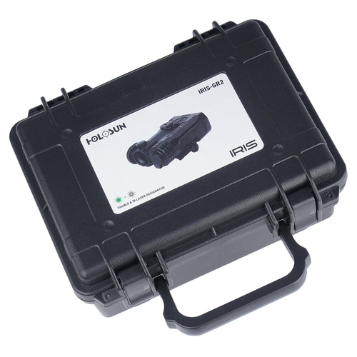 Holosun - Laserowy wskaźnik celu Iris - Aluminium - Zielony/IR laser - Czarny - IRIS-GR2