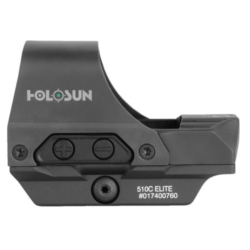 Holosun - Kolimator HE510C-GR Elite Multi Reticle Green Dot - Solar Panel - Green Dot - Czarny - HE510C-GR