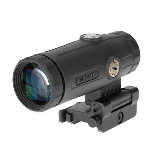 Holosun - Powiększalnik HM3X 3x Magnifier - Flip & Picatinny QD - Czarny - HM3X
