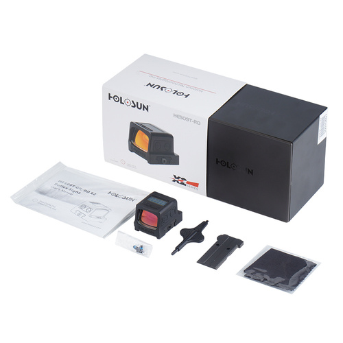 Holosun - Kolimator HE509T-RD X2 Series Red Dot z montażem MOS - Solar Panel / Titanium - HE509T-RD X2