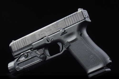 Holosun - Taktyczna latarka na broń Dual - 17 000 cd - IR/Zielony laser - Czarna - P.ID Dual