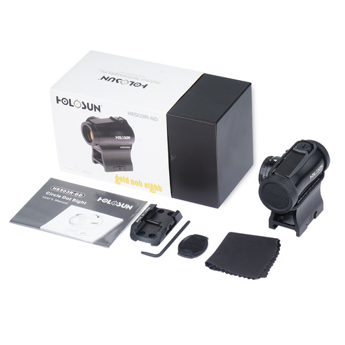 Holosun - Kolimator HE503R-GD Gold Dot - Montaż niski i 1/3 Co-witness