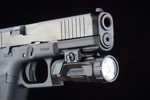 Holosun - Taktyczna latarka na pistolet K - 6500 cd - Czarna - P.ID-K