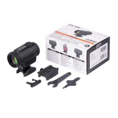 Holosun - Kolimator zamknięty ARO EVO - Solar Panel - Green Dot 2 MOA - Czarny - ARO-EVO-GR2