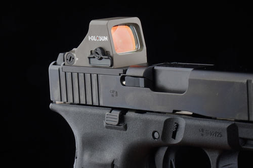 Holosun - Kolimator otwarty HS507K Open Reflex SubCompact Pistol Sight - FDE - HS507K-X2-FDE