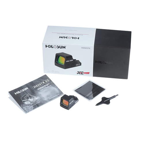 Holosun - Kolimator otwarty HS507K Open Reflex SubCompact Pistol Sight - MRS - Czarny - HS507K-X2