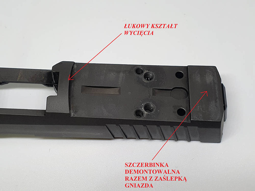 2BME - Płytka montażowa do Sig Sauer P320 dla Trijicon / Holosun - 2BME012