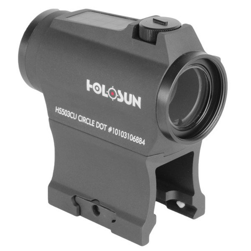 Holosun - Kolimator HS503CU Red Dot - Multi Reticle - Solar Panel - Czarny - HS503CU