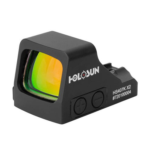 Holosun - Kolimator otwarty HS407K Open Reflex SubCompact Pistol Sight - Czarny - HS407K X2
