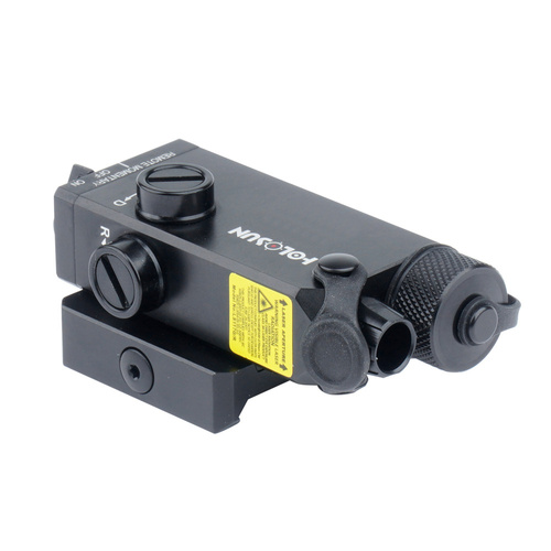 Holosun - Laserowy wskaźnik celu LS117 - Zielony - Picatinny - Czarny - LS117G