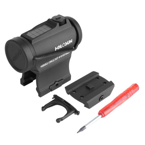 Holosun - Kolimator HS503CU Red Dot - Multi Reticle - Solar Panel - Czarny - HS503CU