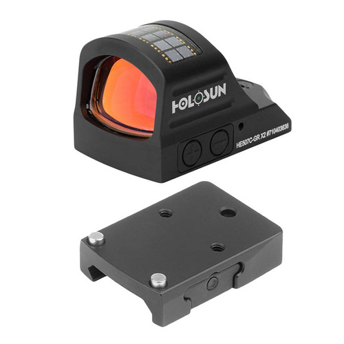 Holosun - Kolimator HS507C-GR X2 Elite Micro Green Dot z montażem na szynę Picatinny 